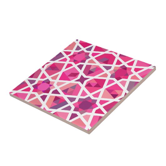 Het hedendaagse Islamitische Patroon Tegeltje (Zijkant)