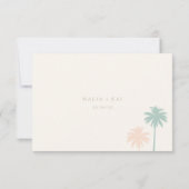 Het hedendaagse Kathodee Maalkeuzeweduwschap RSVP Kaartje (Achterkant)