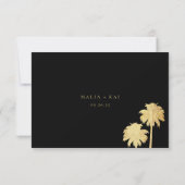 Het hedendaagse Kathodee Maalkeuzeweduwschap RSVP Kaartje (Achterkant)