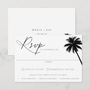 Het hedendaagse Kathodee Maalkeuzeweduwschap RSVP Kaartje