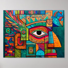 Het hedendaagse Maya-visioen: Abstracte tijdperken Poster