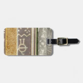 Het hedendaagse Tribale Patroonschilderen Bagagelabel (Voorkant horizontaal)