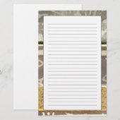 Het hedendaagse Tribale Patroonschilderen Briefpapier (Voorkant / Achterkant)