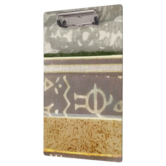 Het hedendaagse Tribale Patroonschilderen Klembord (Links)