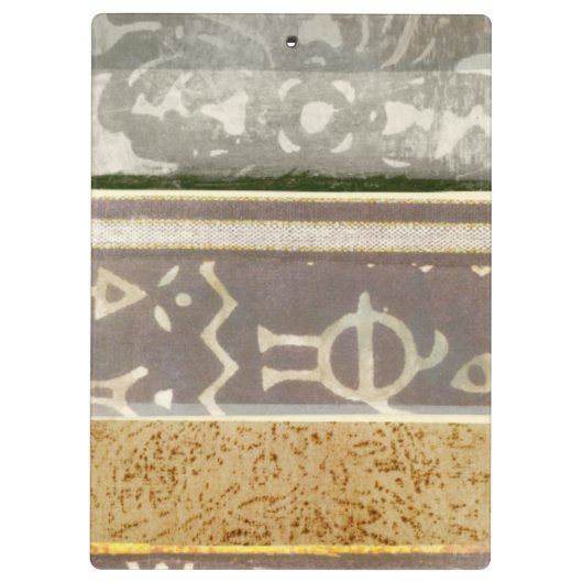 Het hedendaagse Tribale Patroonschilderen Klembord (Achterkant)