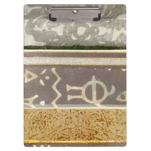 Het hedendaagse Tribale Patroonschilderen Klembord (Voorkant)