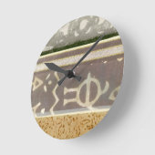 Het hedendaagse Tribale Patroonschilderen Ronde Klok (Hoek)