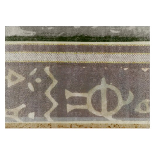 Het hedendaagse Tribale Patroonschilderen Snijplank (Voorkant)