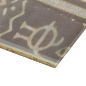 Het hedendaagse Tribale Patroonschilderen Snijplank (Hoek)