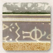 Het hedendaagse Tribale Patroonschilderen van het  Bier Onderzetter (Voorkant)