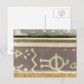 Het hedendaagse Tribale Patroonschilderen van het  Briefkaart (Voorkant / Achterkant)