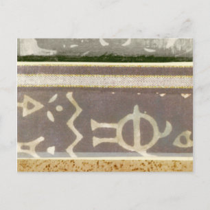 Het hedendaagse Tribale Patroonschilderen van het  Briefkaart