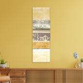 Het hedendaagse Tribale Patroonschilderen van het Canvas Afdruk (Insitu (Woonkamer))