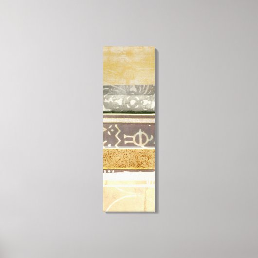 Het hedendaagse Tribale Patroonschilderen van het Canvas Afdruk (Voorkant)