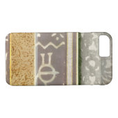 Het hedendaagse Tribale Patroonschilderen van het  Case-Mate iPhone Case (Achterkant (Horizontaal))