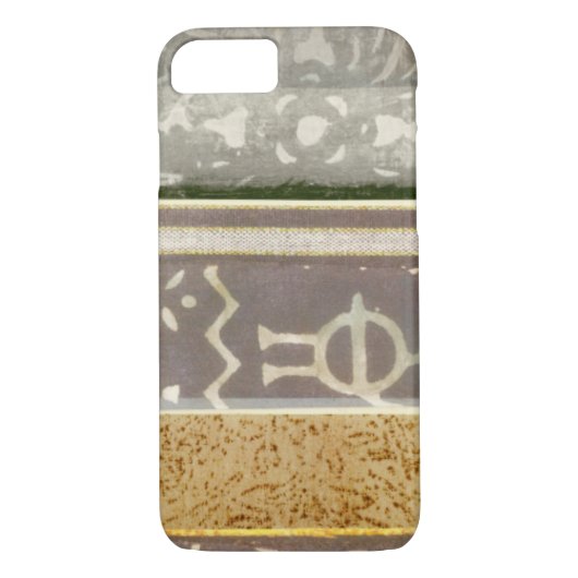 Het hedendaagse Tribale Patroonschilderen van het  Case-Mate iPhone Case (Achterkant)