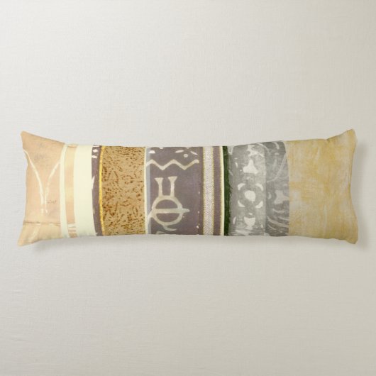 Het hedendaagse Tribale Patroonschilderen van het  Lichaamskussen (Voorkant)