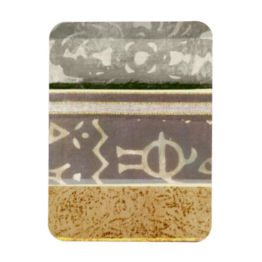 Het hedendaagse Tribale Patroonschilderen van het  Magneet (Verticaal)