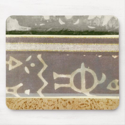 Het hedendaagse Tribale Patroonschilderen van het  Muismat (Voorkant)