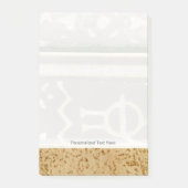 Het hedendaagse Tribale Patroonschilderen van het Post-it® Notes (Voorkant)