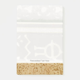 Het hedendaagse Tribale Patroonschilderen van het  Post-it® Notes