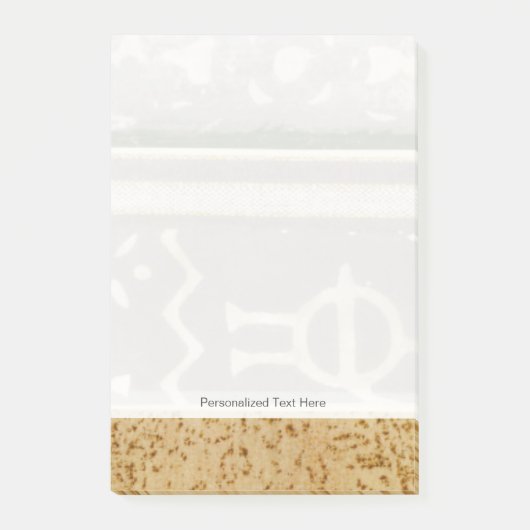 Het hedendaagse Tribale Patroonschilderen van het Post-it® Notes (Voorkant)