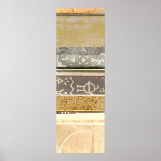 Het hedendaagse Tribale Patroonschilderen van het  Poster (Voorkant)