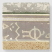 Het hedendaagse Tribale Patroonschilderen van het  Stenen Onderzetter (Voorkant)