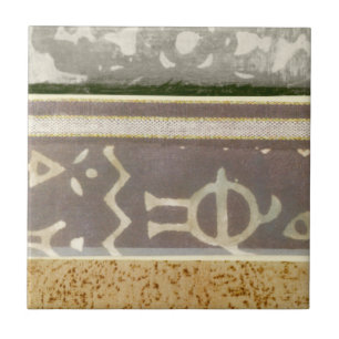 Het hedendaagse Tribale Patroonschilderen van het  Tegeltje