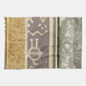 Het hedendaagse Tribale Patroonschilderen van het Theedoek (Horizontaal)