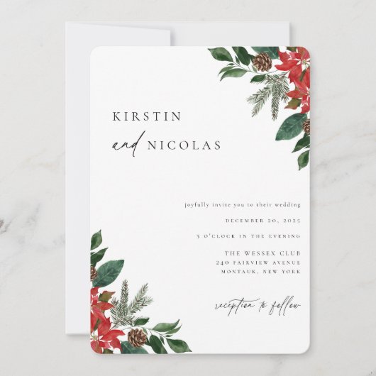 Het hedendaagse winterhuwelijk kaart (Voorkant)