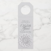 Het hedendaagse witboek snijdt het Mandala-huwelij Flessenhanger (Voorkant)