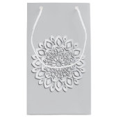 Het hedendaagse Witboek snijdt Mandala af Klein Cadeauzakje (Achterkant)