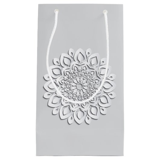 Het hedendaagse Witboek snijdt Mandala af Klein Cadeauzakje (Voorkant)