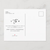 Het hedendaagse Zwarte Weddenschap van Greenery sp Aankondigingskaart (Achterkant)