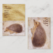 HET HEDGEHOG-Monogram Visitekaartje (Voorkant / Achterkant)