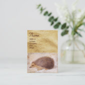 HET HEDGEHOG-Monogram Visitekaartje (Staand voorkant)