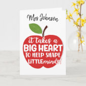 Het heeft een groot hart nodig om de lerarenkaart kaart (Gele Bloem)