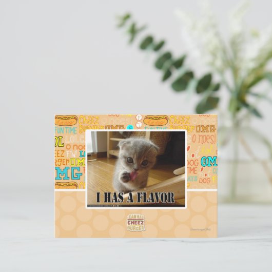 Het heeft een smaak briefkaart (Staand voorkant)