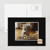 Het heeft een smaak briefkaart (Voorkant / Achterkant)