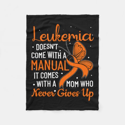 Het heeft geen manuele leukemie fleece deken (Voorkant)