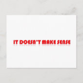 het heeft geen zin briefkaart (Voorkant)