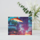 Het heeft haaien gerooid briefkaart (Staand voorkant)