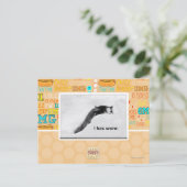 Het heeft sneeuw. briefkaart (Staand voorkant)