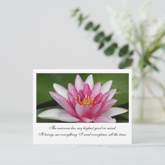 Het heelal briefkaart (Staand voorkant)