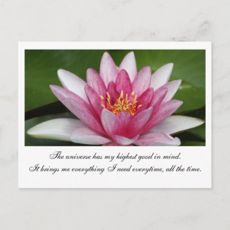 Het heelal briefkaart