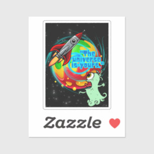 HET HEELAL IS VAN JOU STICKER