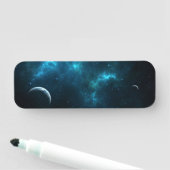 Het heelal naamplaatje (In situ)