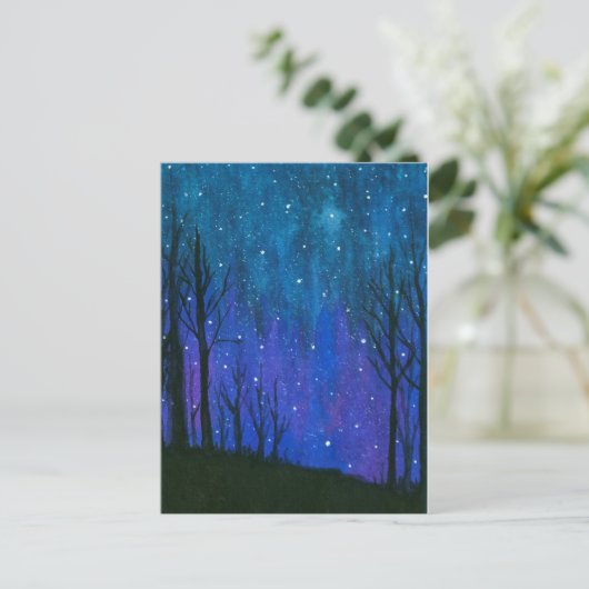 Het Heelal van de Sterren van de Hemel van de Briefkaart (Staand voorkant)