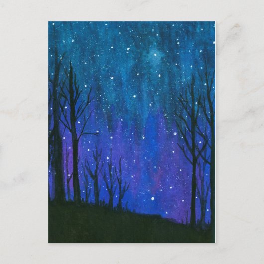 Het Heelal van de Sterren van de Hemel van de Briefkaart (Voorkant)